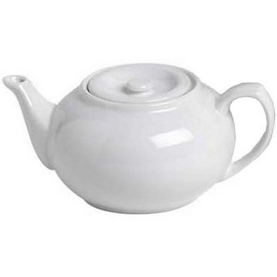 Theepot porselein wit