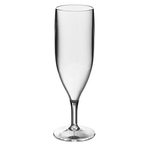 polycarbonaat glazen champagneglas 17cl roltex top