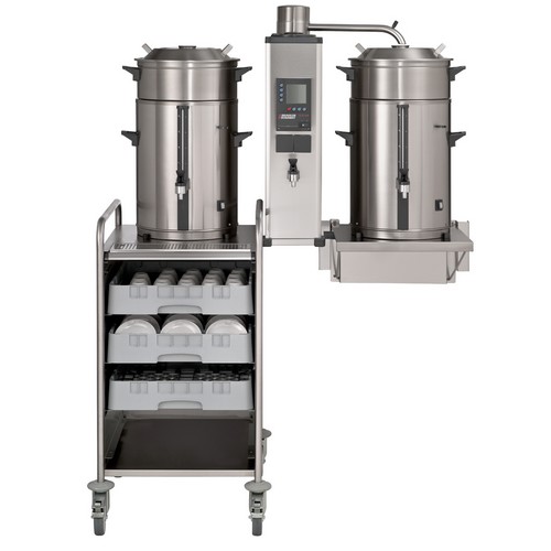 Koffiezetapparaat b10hw W afm. 115,5x59,3x78,1cm. 400v/18380w Bravilor