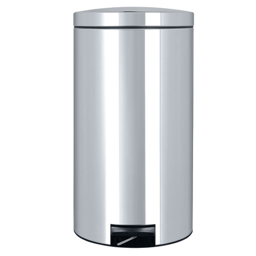 brabantia pedaalemmer motion control 45 liter brillant steel rvs kunststof binnenemmer