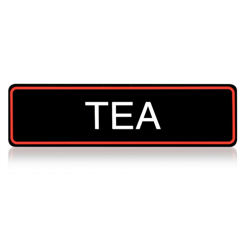 Sticker tea thee Bravilor