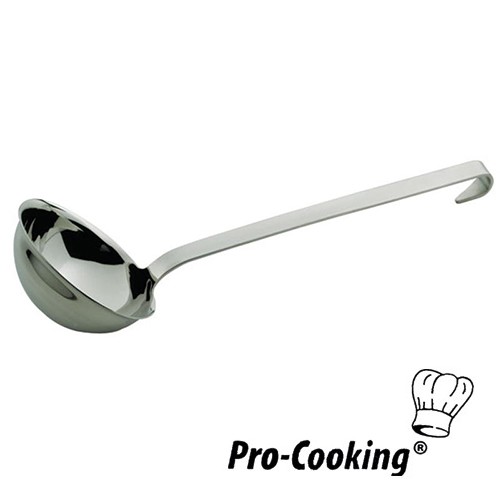 Opscheplepel rvs 18 10 pro cooking korte steel