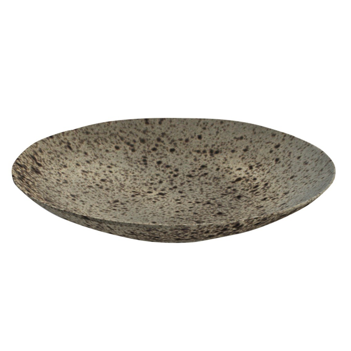 coupe bord diep 26 5cm iron stone rustico reactieve glazuurlaag