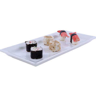 Melamine sushi schaal Global kleur wit
