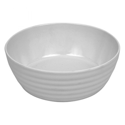 Schaal diam. 20x(h)7cm. inh. 1,3l. kleur wit Ripple low bowl Dalebrook