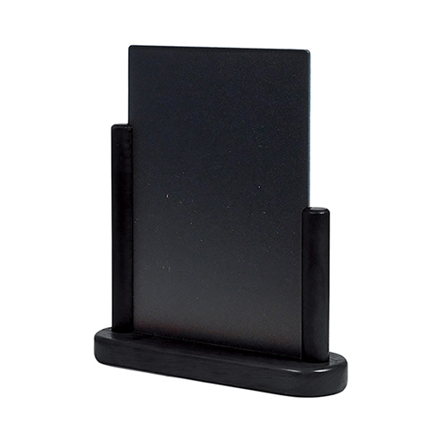 Tafelkrijtbordje Elegant securit zwart hout 23x20cm