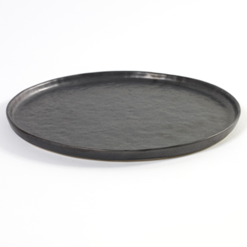 bord rond medium 27cm pure pascale naessens serax servies zwart