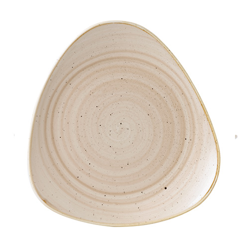 bord driehoekig 31 1cm churchill stonecast nutmeg cream SNMSTR121 02