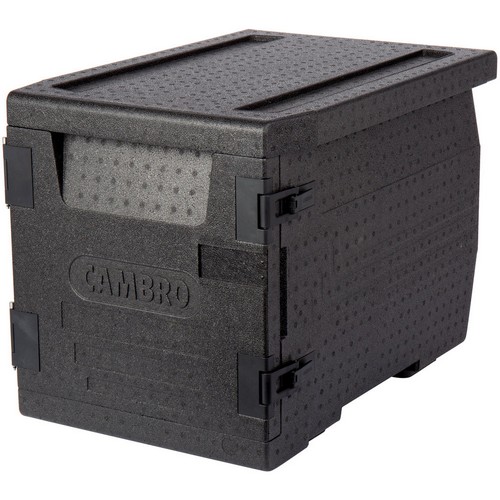 Cam GoBox EPP300 110 zwart Food Transporter Front Loader Cambro