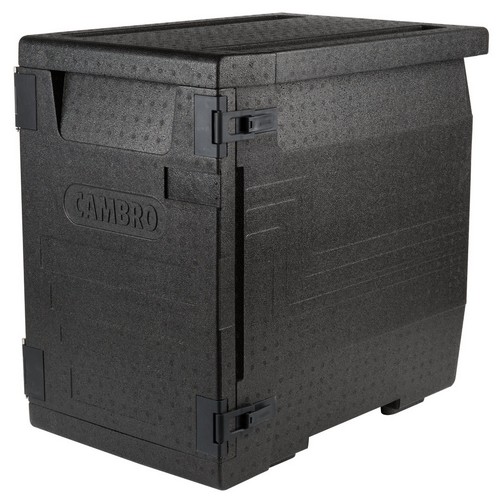 Cam GoBox EPP400 110 zwart Food Transporter Front Loader Cambro