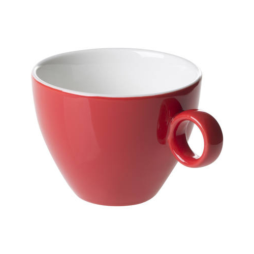 Koffiekop inh. 23cl. (nr. 941) kleur rood Bart Maastricht Porselein