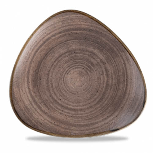 Coupebord 26.5CM Stonecast raw brown