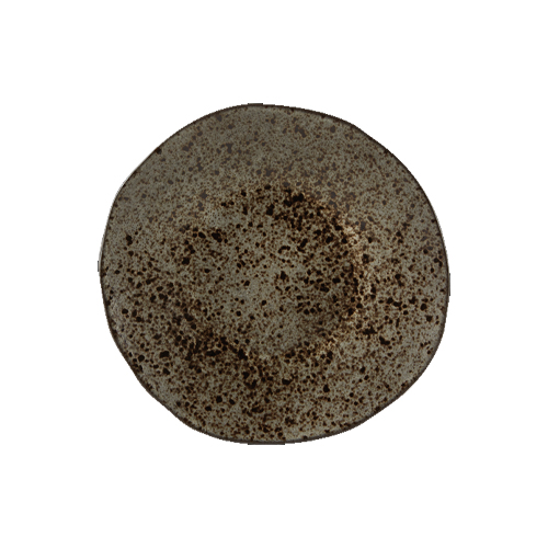 Bord diam 16cm stoneblack q authentic