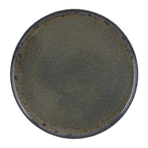 Bord diam 26.5cm stoneblue q authentic