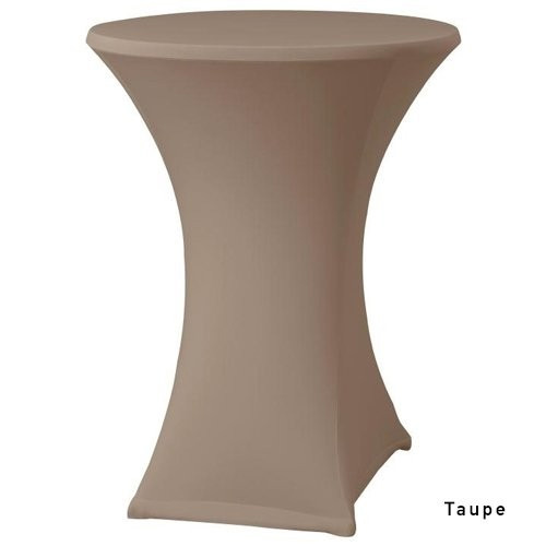 Statafelhoes stretch taupe tot 85cm