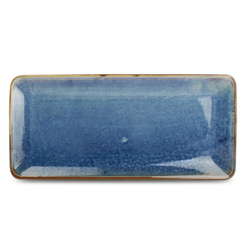Serveerschaal afm. 16x35,5cm. blauw Nova F2D