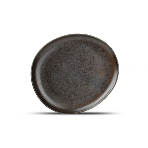 Bord plat afm. 21x18,5cm. zwart Ceres F2D