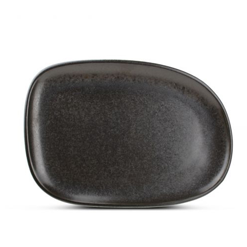 Bord plat afm. 33x23cm. zwart Ceres F2D