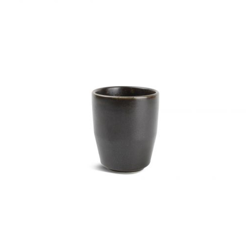 Beker zonder oor inh. 28cl. zwart Ceres F2D