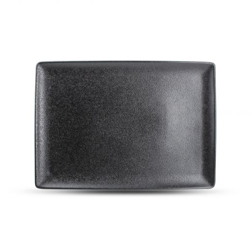 Bord plat afm. 28x20cm. zwart Dusk F2D