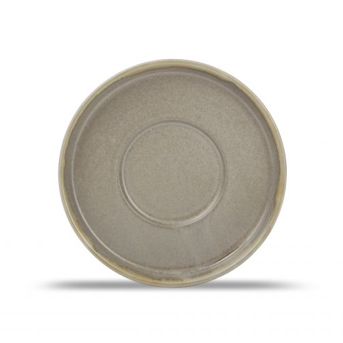 Schotel voor kop diam. 14cm. kop inh. 20cl. bruin Structo