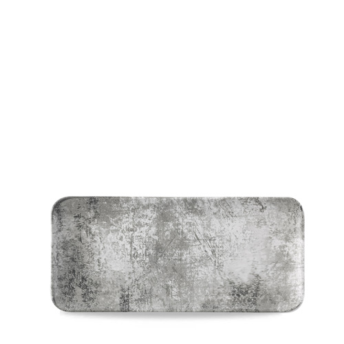 Bord rechthoekig 34.6x15.6cm grijs Urban Steel Grey Dudson