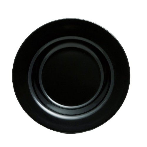 pastabord diep diam 30cm melamine kleur zwart