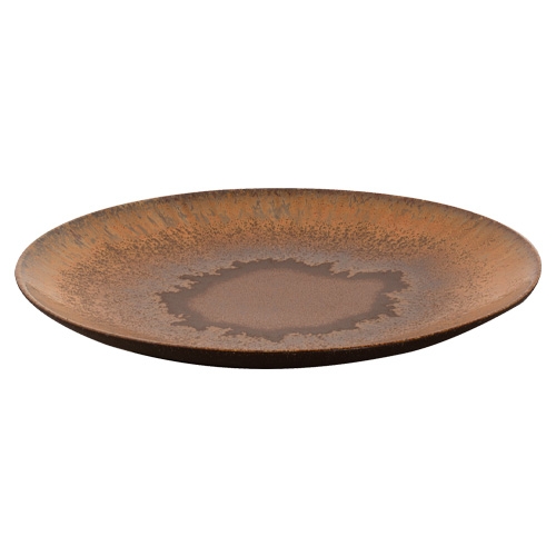 ord diam 27cm gold brown cecil stoneware palmer