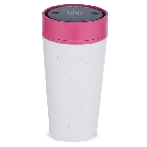 rinkbeker circulare cup inh 340ml cream en lotus pink