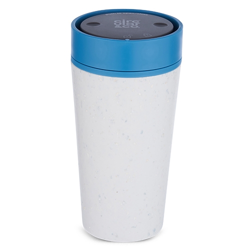 rinkbeker circulare cup inh 340ml cream en pacifica blue