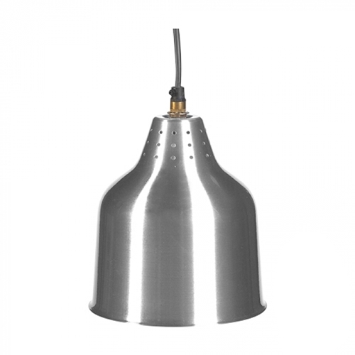 armtelamp diam 18cm hgt 26 126cm 230v 250w zilver aluminium