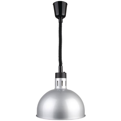 armtelamp verstelbaar diam 20cm hgt 28 152cm 230v 250w zilver staal buffalo