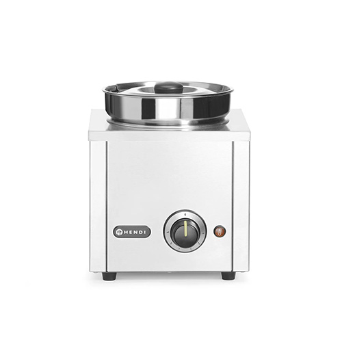 Bain-marie hot pot 1 pan afm. 26,5x26,5x24,5cm. inh. 4,2ltr. 230v/200w Hendi