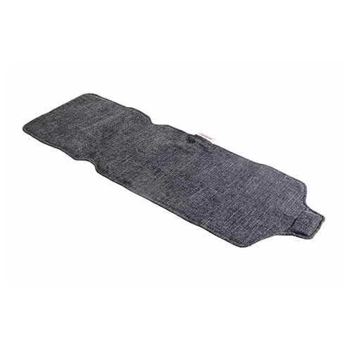 draadloze infrarood verwarmde stoelhoes afm 50x37cm hgt72 cm donkergrijs montandor