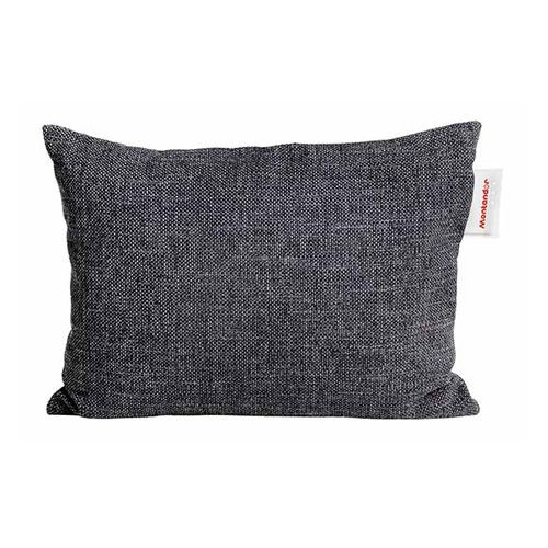 draadloze infrarood verwarmde kussen afm 50x385cm hgt142 cm donkergrijs montandor
