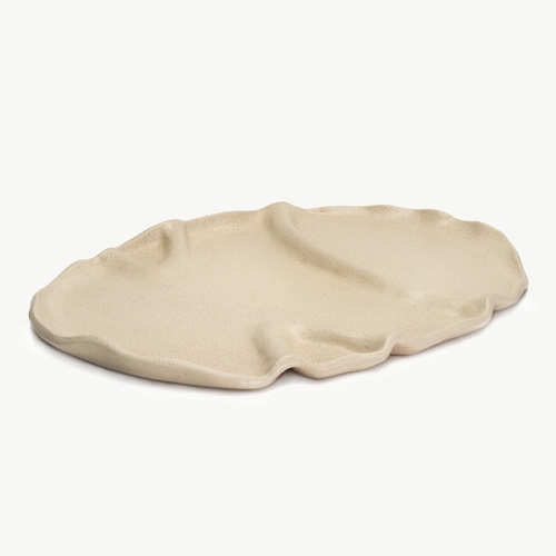 nackschaal veggilaine sandy beige diam 40cm mento