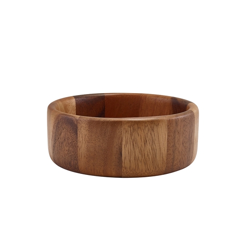 om diam 16cm hgt 6cm acaciahout