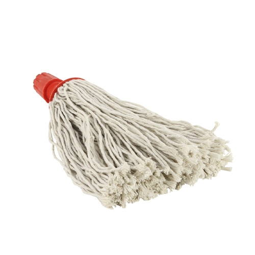 paanse mop ronde steelhouder 220 gram dop rood