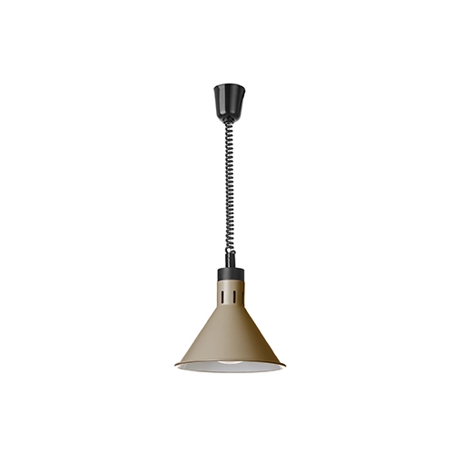 armtelamp verstelbaar conisch beige 230v 250w diam 275cm hendi