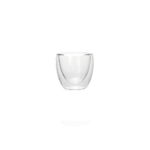 spressoglas inh 8cl diam 6cm set a 2 stuks borosilicaat glas