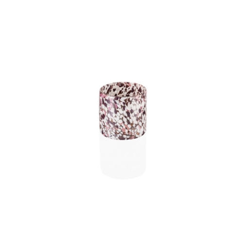 heelichthouder diam 10cm hgt 10cm sprinkles berry glas