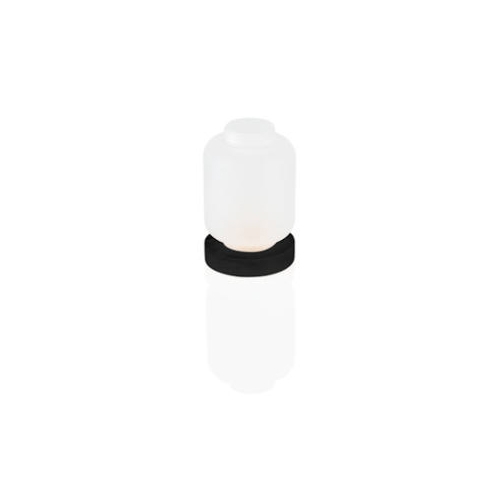 heelichthouder diam 9cm hgt 13cm frosted white glas