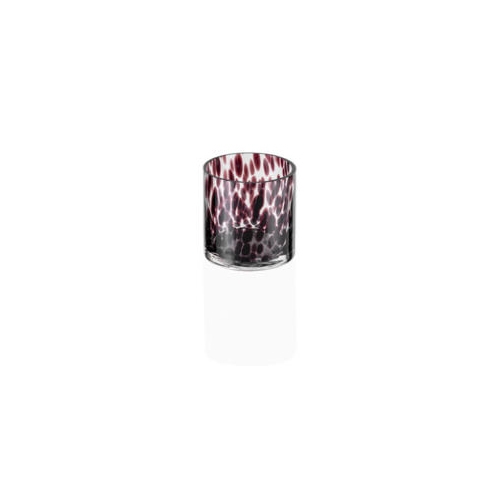 heelichthouder diam 9cm hgt 9cm sprinkles bramble glas