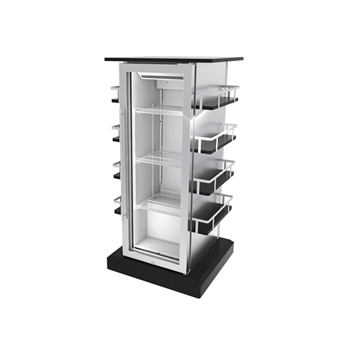 oelkast met glazen deur cc 90 afm 565x540x1180mm 230v 170w nordcap