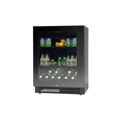 oelkast met glazen deur m 95 afm 595x562x820mm 230v 100w zwart nordcap