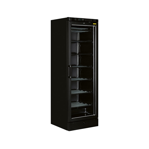 rieskast met glazen deur tk 385 g afm 595x640x1840mm 230v 570w zwart nordcap