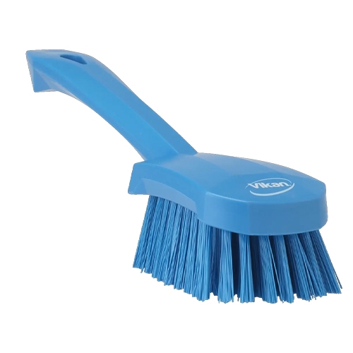 fwasborstel 27cm met korte steel blauw vikan