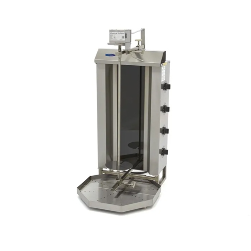 hoarma grill afm 545x64x114cm voor 50kg vlees 400v 60kw maxima