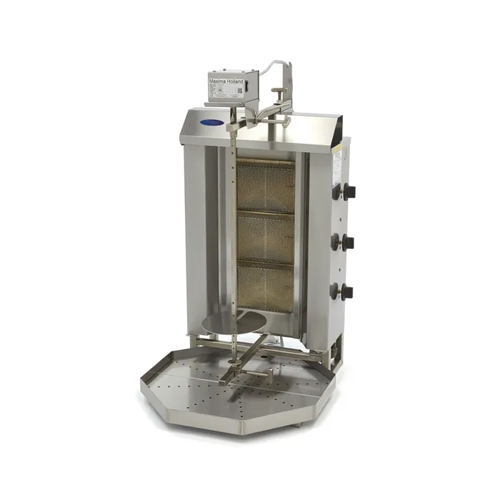 hoarma grill op gas afm 545x64x982cm voor 30kg vlees maxima