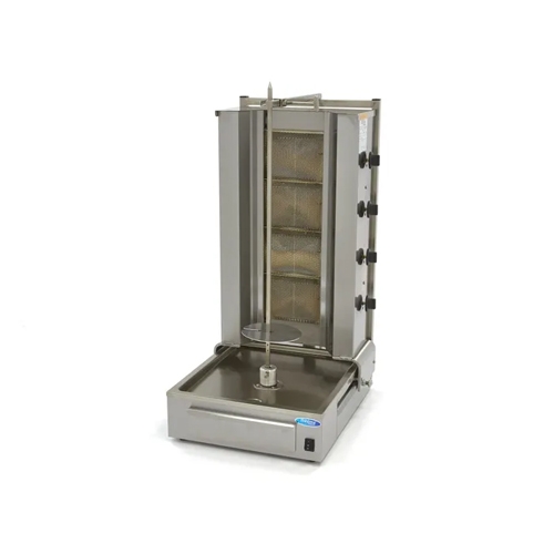 hoarma grill op gas afm 547x686x1087cm voor 70kg vlees maxima